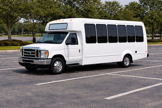 20-passenger minibus available for charter in Boulder, CO